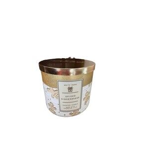 White Barn Spiced Gingerbread 3 Wick Candle Bath & Body Works NEW